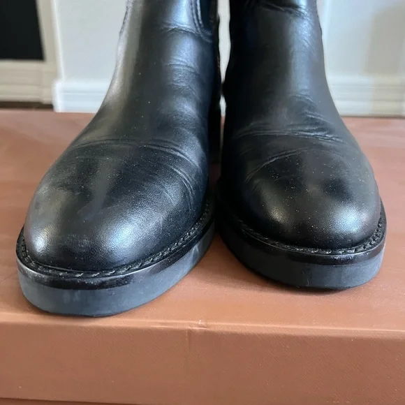 Black Coach boots USW 8 - Picture 7 of 12